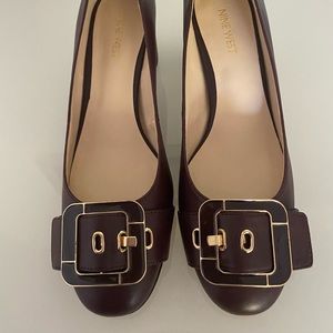 Shoes with buckle detail